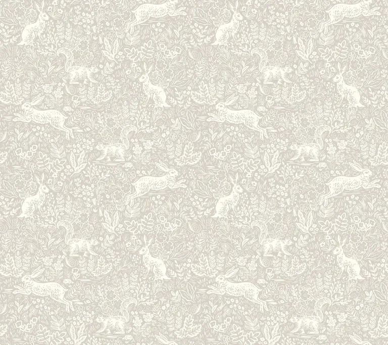 Rifle Paper Co. Fable wallpaper, color Linen, SKU PSW1627RL