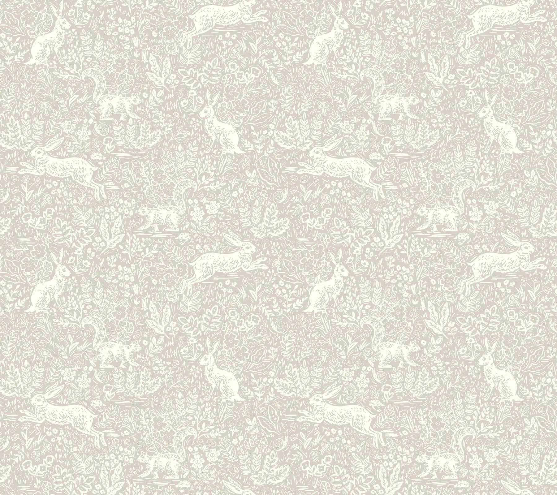 Rifle Paper Co. Fable wallpaper, color Linen, SKU PSW1627RL