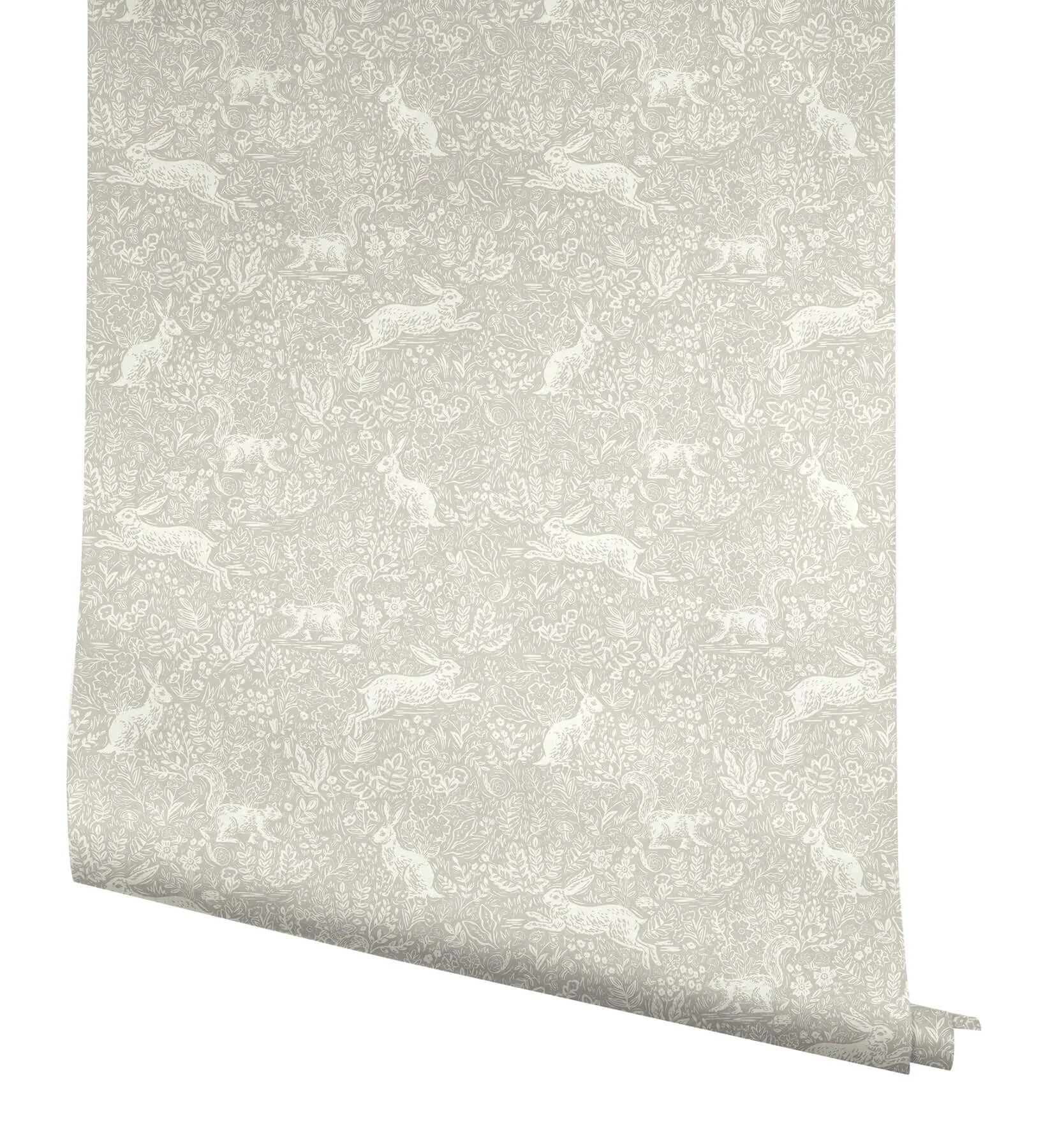 Rifle Paper Co. Fable - Linen Wallpaper | Buy Online Rifle Paper Co. Fable wallpaper, color Linen, SKU PSW1627RL