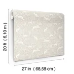 Rifle Paper Co. Fable - Linen Wallpaper | Buy Online Rifle Paper Co. Fable wallpaper, color Linen, SKU PSW1627RL