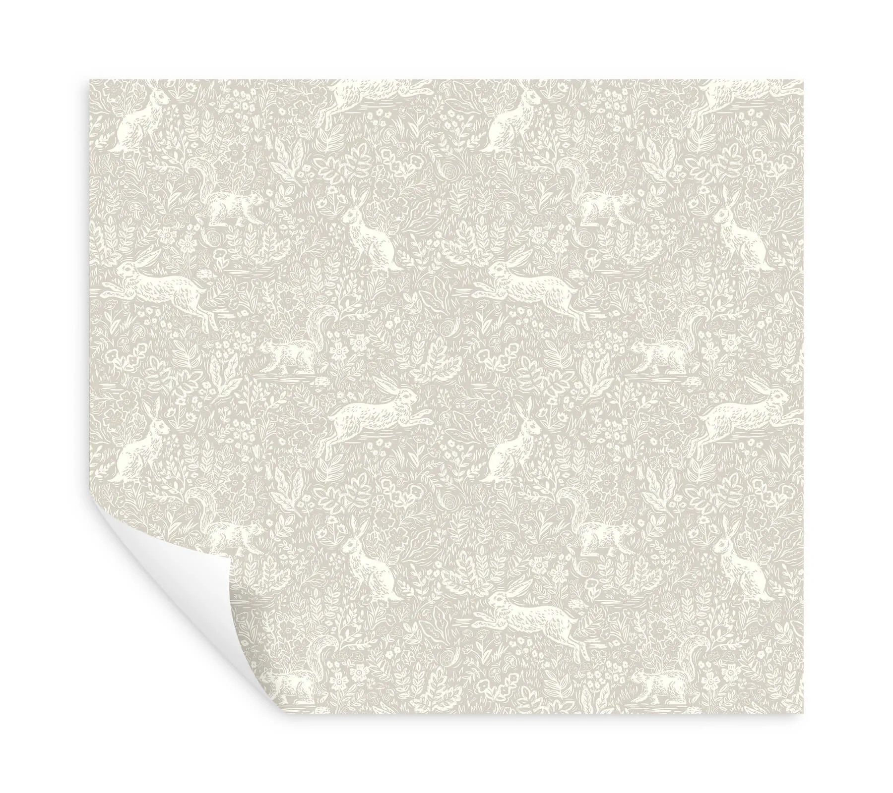 Rifle Paper Co. Fable - Linen Wallpaper | Buy Online Rifle Paper Co. Fable wallpaper, color Linen, SKU PSW1627RL