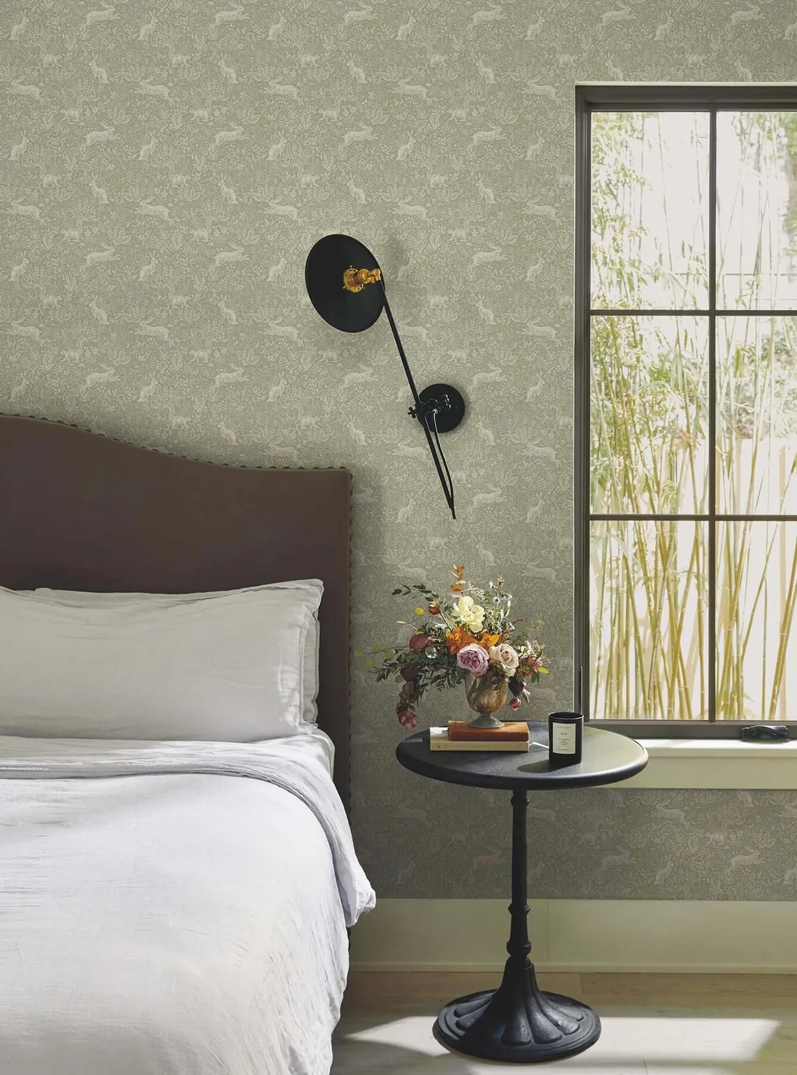 Rifle Paper Co. Fable wallpaper, color Mint, SKU PSW1628RL