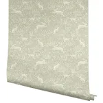 Rifle Paper Co. Fable - Mint Wallpaper | Buy Online Rifle Paper Co. Fable wallpaper, color Mint, SKU PSW1628RL