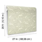 Rifle Paper Co. Fable - Mint Wallpaper | Buy Online Rifle Paper Co. Fable wallpaper, color Mint, SKU PSW1628RL