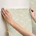 Rifle Paper Co. Fable - Mint Wallpaper | Buy Online Rifle Paper Co. Fable wallpaper, color Mint, SKU PSW1628RL
