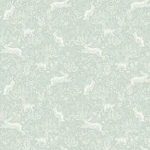 Rifle Paper Co. Fable wallpaper, color Mineral, SKU RI5101