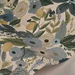 Rifle Paper Co. Garden Party wallpaper, color Blue, SKU RI5120