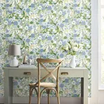 Rifle Paper Co. Garden Party - Blue & Green Multi Wallpaper | Buy Online Rifle Paper Co. Garden Party wallpaper, color Blue & Green Multi, SKU PSW1484RL