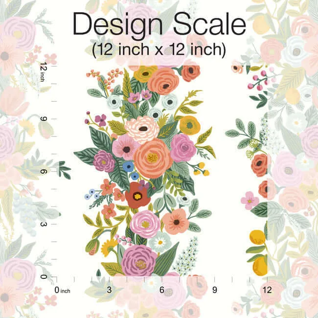 Rifle Paper Co. Garden Party Trellis - White & Dark Pink Wallpaper | Buy Online Rifle Paper Co. Garden Party Trellis wallpaper, color White & Dark Pink, SKU RP7310