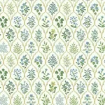Rifle Paper Co. Hawthorne - Blue & Green Wallpaper | Buy Online Rifle Paper Co. Hawthorne wallpaper, color Blue & Green, SKU RI5132