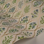 Rifle Paper Co. Hawthorne - Blue & Green Wallpaper | Buy Online Rifle Paper Co. Hawthorne wallpaper, color Blue & Green, SKU RI5132