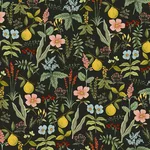 Rifle Paper Co. Herb Garden - Black Wallpaper | Buy Online Rifle Paper Co. Herb Garden wallpaper, color Black, SKU PSW1676RL
