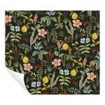 Rifle Paper Co. Herb Garden - Black Wallpaper | Buy Online Rifle Paper Co. Herb Garden wallpaper, color Black, SKU PSW1676RL