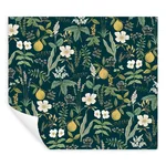 Rifle Paper Co. Herb Garden - Navy Wallpaper | Buy Online Rifle Paper Co. Herb Garden wallpaper, color Navy, SKU PSW1677RL
