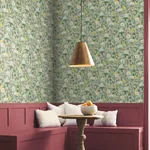 Rifle Paper Co. Herb Garden - Sage Wallpaper | Buy Online Rifle Paper Co. Herb Garden wallpaper, color Sage, SKU PSW1675RL