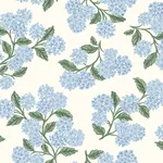 Rifle Paper Co. Hydrangea - Blue & White Wallpaper | Buy Online Rifle Paper Co. Hydrangea wallpaper, color Blue & White, SKU PSW1617RL