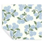 Rifle Paper Co. Hydrangea - Blue & White Wallpaper | Buy Online Rifle Paper Co. Hydrangea wallpaper, color Blue & White, SKU PSW1617RL