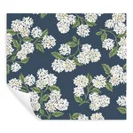 Rifle Paper Co. Hydrangea - Navy & White Wallpaper | Buy Online Rifle Paper Co. Hydrangea wallpaper, color Navy & White, SKU PSW1619RL