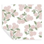 Rifle Paper Co. Hydrangea - Pink & White Wallpaper | Buy Online Rifle Paper Co. Hydrangea wallpaper, color Pink & White, SKU PSW1620RL