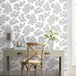Rifle Paper Co. Hydrangea wallpaper, color Lilac & White, SKU PSW1621RL