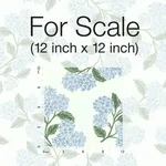 Rifle Paper Co. Hydrangea - Blue & White Wallpaper | Buy Online Rifle Paper Co. Hydrangea wallpaper, color Blue & White, SKU RI5143