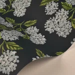 Rifle Paper Co. Hydrangea wallpaper, color Navy, SKU RI5142