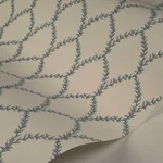Rifle Paper Co. Laurel - Blue & White Wallpaper | Buy Online Rifle Paper Co. Laurel wallpaper, color Blue & White, SKU RI5180