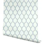 Rifle Paper Co. Laurel - Blue & White Wallpaper | Buy Online Rifle Paper Co. Laurel wallpaper, color Blue & White, SKU RI5180