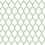 Rifle Paper Co. Laurel wallpaper, color Green & White, SKU RI5178
