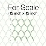 Rifle Paper Co. Laurel wallpaper, color Green & White, SKU RI5178