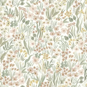Rifle Paper Co. Lea wallpaper, color Blush, SKU PSW1466RL