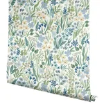 Rifle Paper Co. Lea - Indigo Wallpaper | Buy Online Rifle Paper Co. Lea wallpaper, color Indigo, SKU PSW1468RL