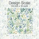 Rifle Paper Co. Lea - Indigo Wallpaper | Buy Online Rifle Paper Co. Lea wallpaper, color Indigo, SKU PSW1468RL