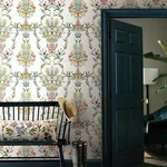 Rifle Paper Co. Luxembourg wallpaper, color White, SKU PSW1327RL