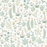 Rifle Paper Co. Menagerie Garden - Blush Multicolor Wallpaper | Buy Online Rifle Paper Co. Menagerie Garden wallpaper, color Blush Multicolor, SKU PSW1550RL