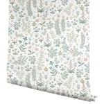 Rifle Paper Co. Menagerie Garden - Blush Multicolor Wallpaper | Buy Online Rifle Paper Co. Menagerie Garden wallpaper, color Blush Multicolor, SKU PSW1550RL