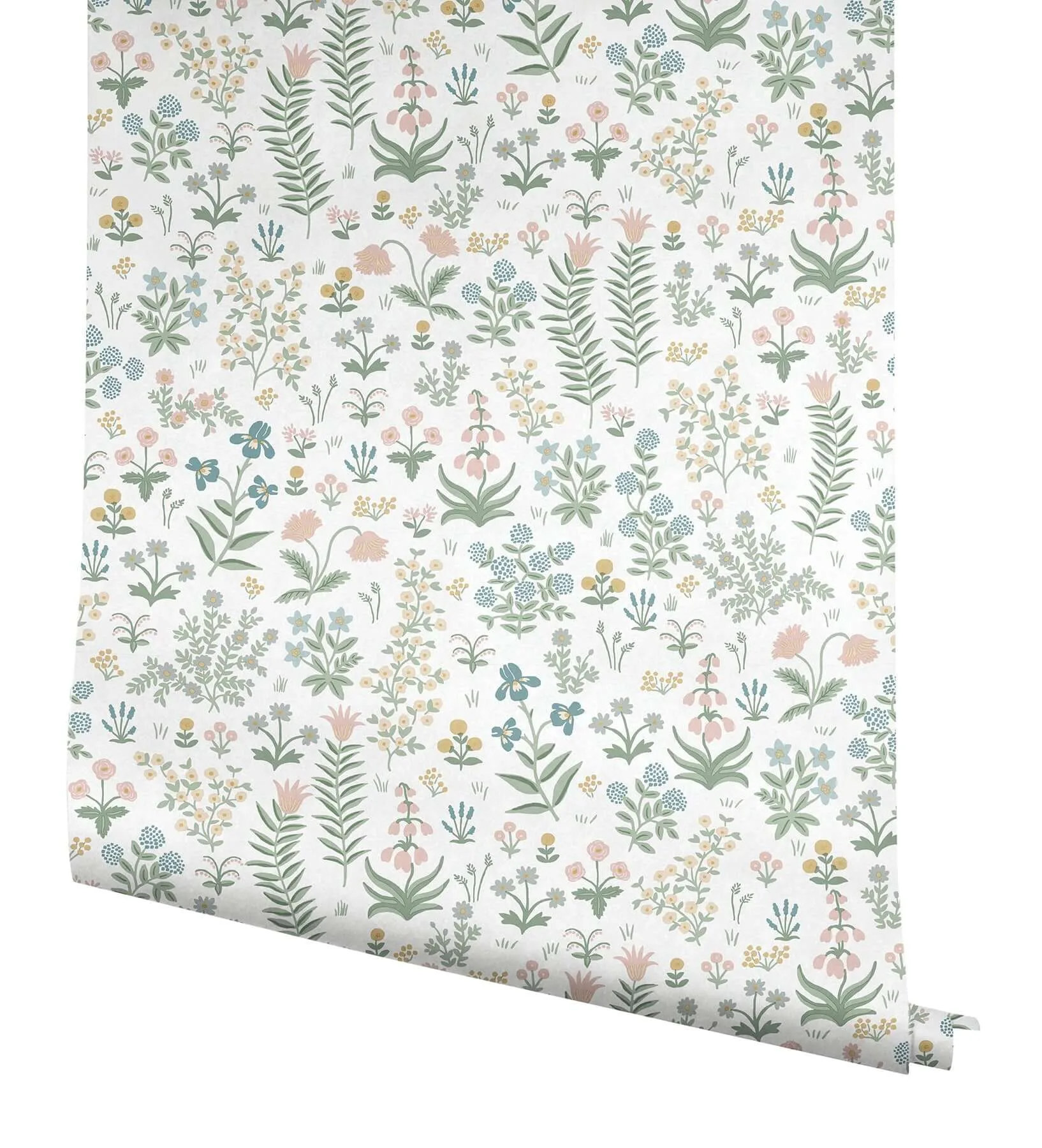 Rifle Paper Co. Menagerie Garden - Blush Multicolor Wallpaper | Buy Online Rifle Paper Co. Menagerie Garden wallpaper, color Blush Multicolor, SKU PSW1550RL