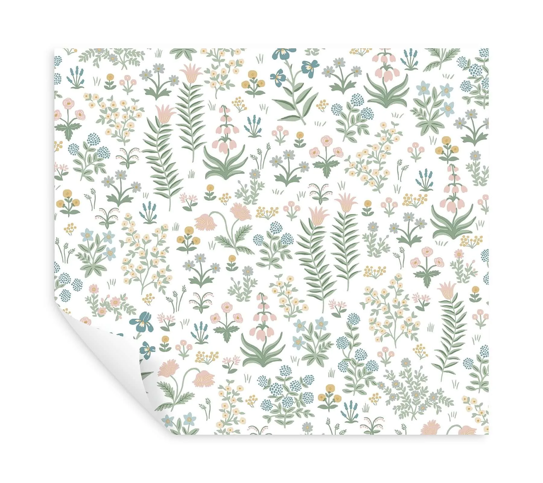 Rifle Paper Co. Menagerie Garden - Blush Multicolor Wallpaper | Buy Online Rifle Paper Co. Menagerie Garden wallpaper, color Blush Multicolor, SKU PSW1550RL