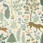 Rifle Paper Co. Menagerie - Cream Wallpaper | Buy Online Rifle Paper Co. Menagerie wallpaper, color Cream, SKU PSW1322RL