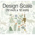 Rifle Paper Co. Menagerie - Cream Wallpaper | Buy Online Rifle Paper Co. Menagerie wallpaper, color Cream, SKU PSW1322RL