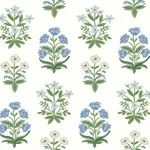 Rifle Paper Co. Mughal Rose - White & Purple Wallpaper | Buy Online Rifle Paper Co. Mughal Rose wallpaper, color White & Purple, SKU RP7347