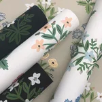 Rifle Paper Co. Mughal Rose - White & Purple Wallpaper | Buy Online Rifle Paper Co. Mughal Rose wallpaper, color White & Purple, SKU RP7347