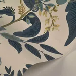 Rifle Paper Co. Peacock - Blue & White Wallpaper | Buy Online Rifle Paper Co. Peacock wallpaper, color Blue & White, SKU RI5173