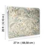 Rifle Paper Co. Peacock Garden - Linen Wallpaper | Buy Online Rifle Paper Co. Peacock Garden wallpaper, color Linen, SKU PSW1538RL