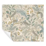 Rifle Paper Co. Peacock Garden - Linen Wallpaper | Buy Online Rifle Paper Co. Peacock Garden wallpaper, color Linen, SKU PSW1538RL