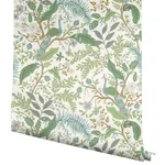 Rifle Paper Co. Peacock Garden wallpaper, color White, SKU PSW1539RL