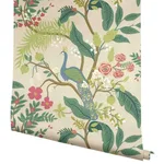 Rifle Paper Co. Peacock - Light Pink Wallpaper | Buy Online Rifle Paper Co. Peacock wallpaper, color Light Pink, SKU RI5169