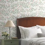 Rifle Paper Co. Peonies wallpaper, color Blush, SKU PSW1685RL