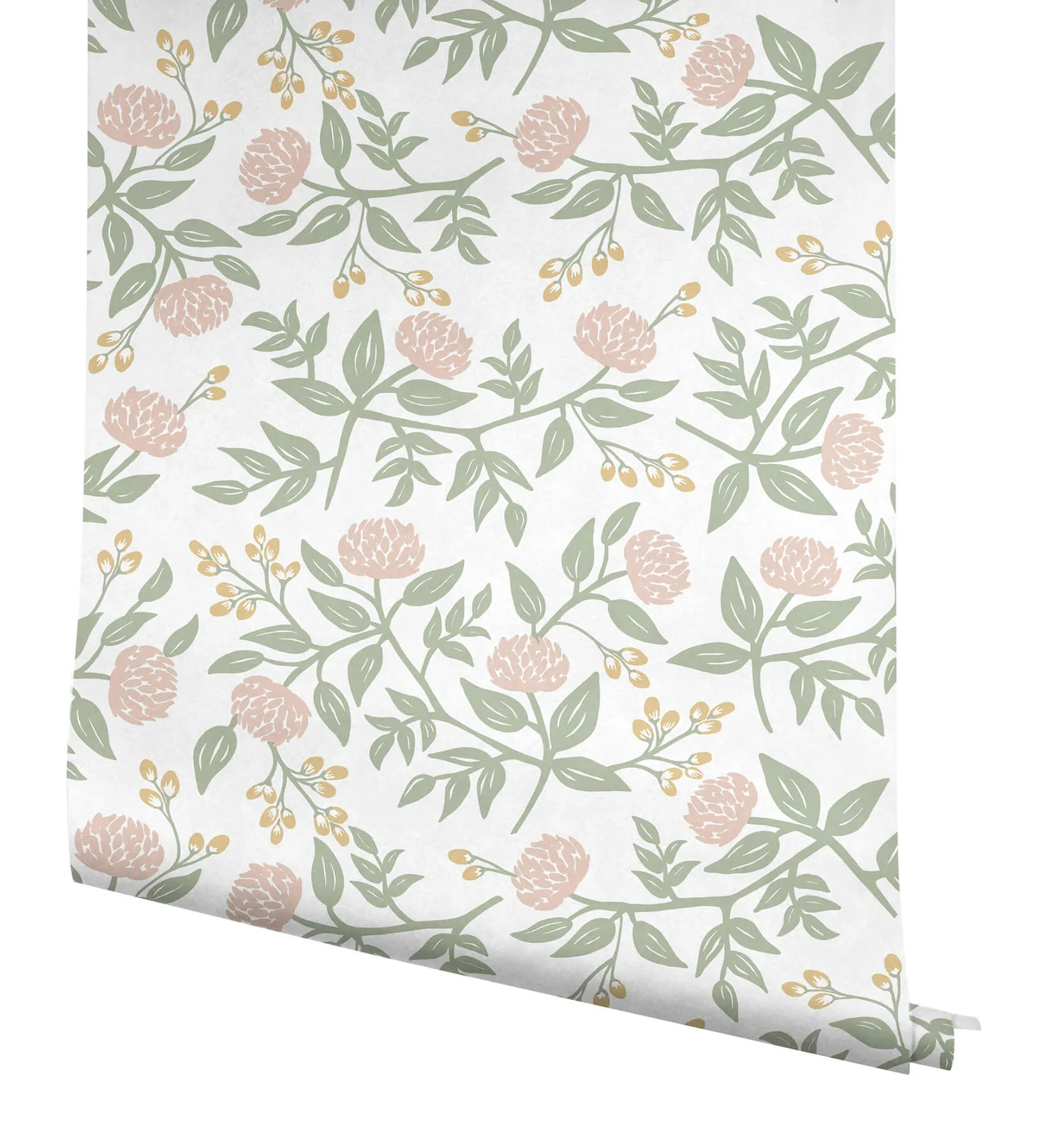 Rifle Paper Co. Peonies wallpaper, color Blush, SKU PSW1685RL
