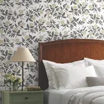 Rifle Paper Co. Peonies wallpaper, color Gold, SKU PSW1686RL